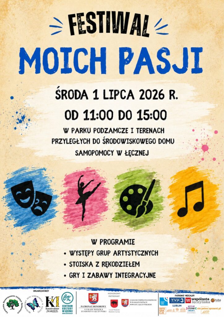 Festiwal Moich&nbsp;Pasji 2026 już 1 lipca w&nbsp;Łęcznej!