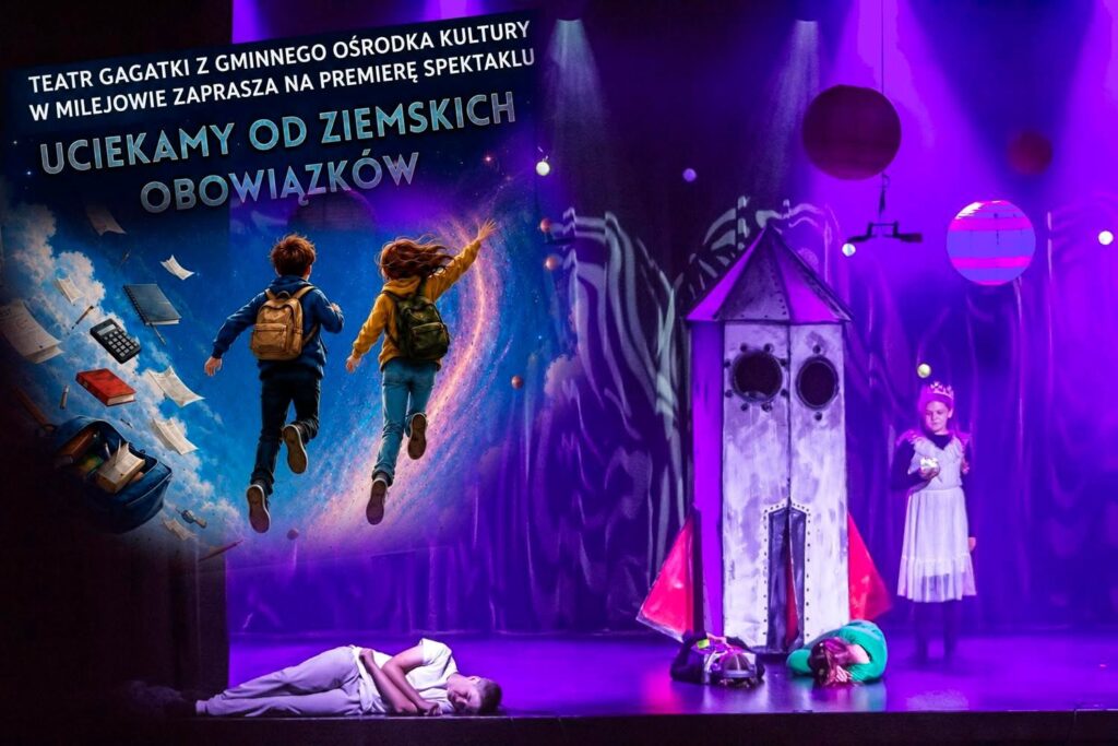 Fotorelacja z&nbsp;premiery spektaklu „Uciekamy od&nbsp;ziemskich obowiązków”